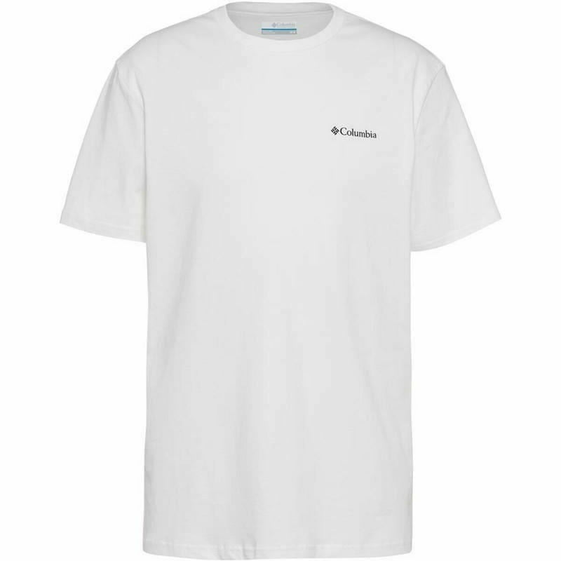 Laden Sie das Bild in Galerie -Viewer, Herren Kurzarm-T-Shirt Columbia Csc Basic Logo™ Weiß

