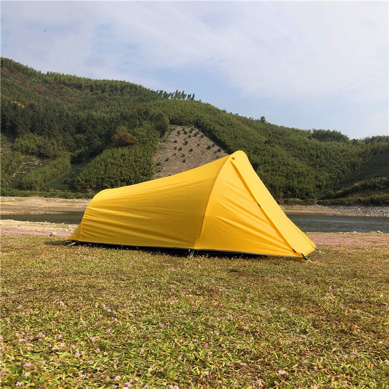 Laden Sie das Bild in Galerie -Viewer, Double Outdoor Aluminium Pole Light Exposure Camping Tent
