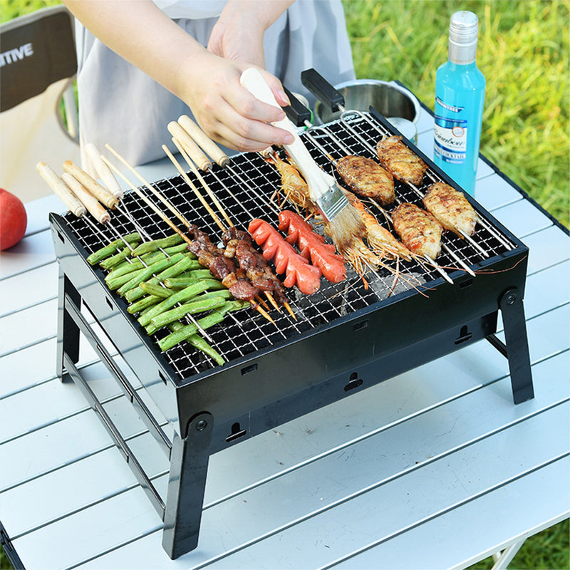 Laden Sie das Bild in Galerie -Viewer, BBQ Holzkohlegrill, zusammenklappbar
