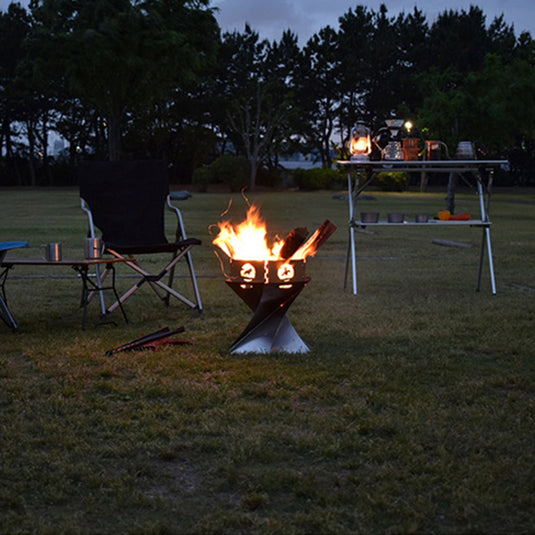 Mobile Lagerfeuer-Einrichtung