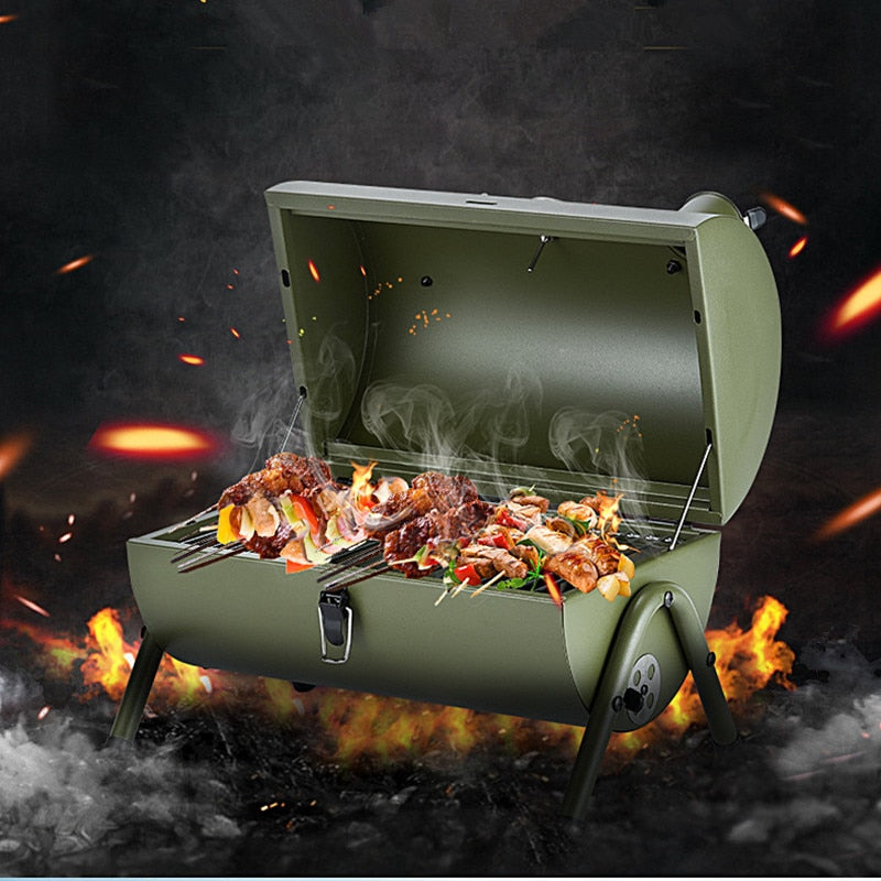 Laden Sie das Bild in Galerie -Viewer, Tragbarer Outdoor BBQ Grill (3-5 Pers.)
