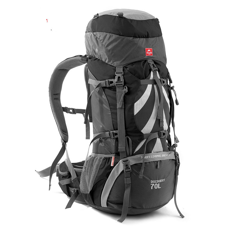 Laden Sie das Bild in Galerie -Viewer, 70L Rucksack Outdoor Hiking Backpack Nylon Waterproof
